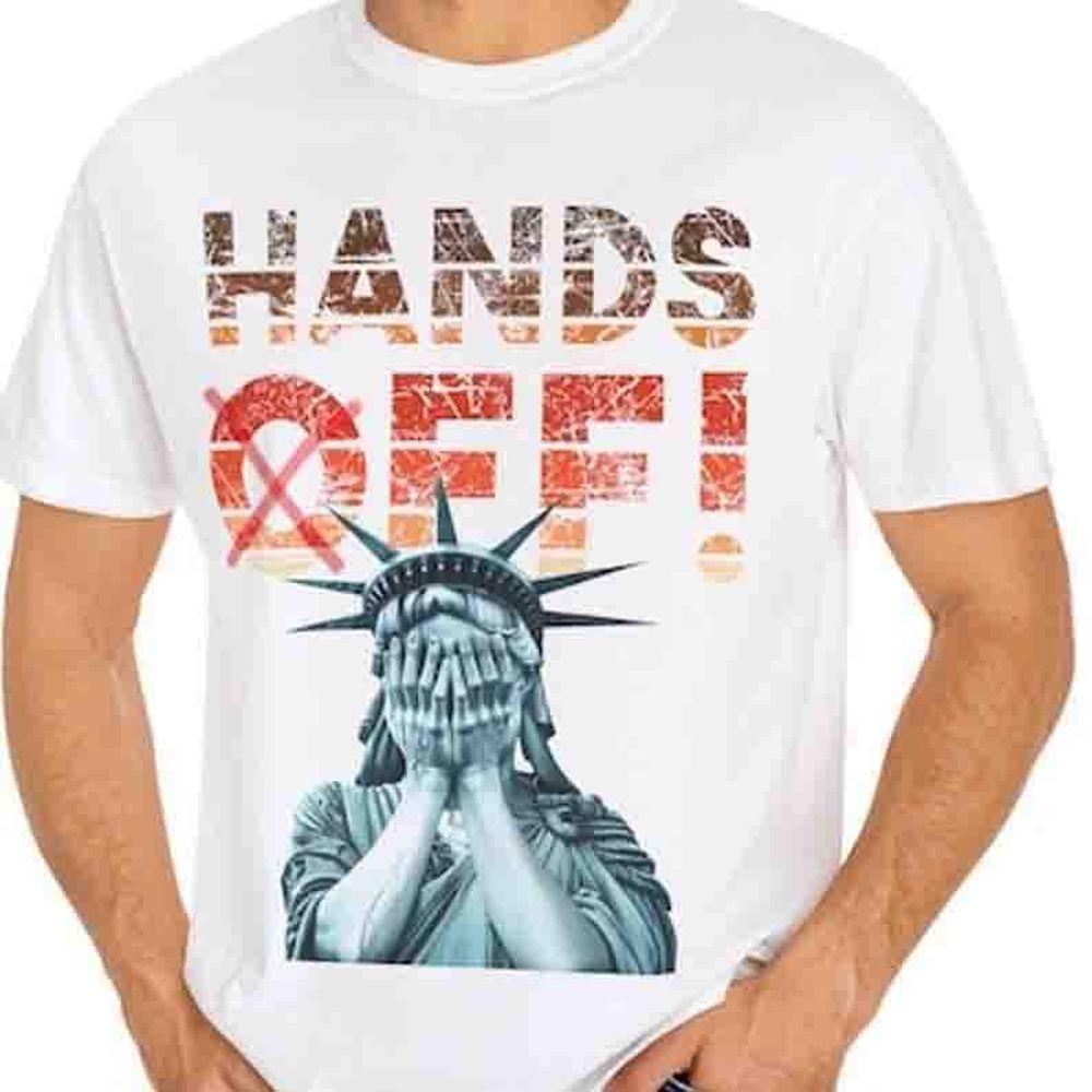 Hands Off Liberty Graphic Anti Trump Elon Musk Shirt